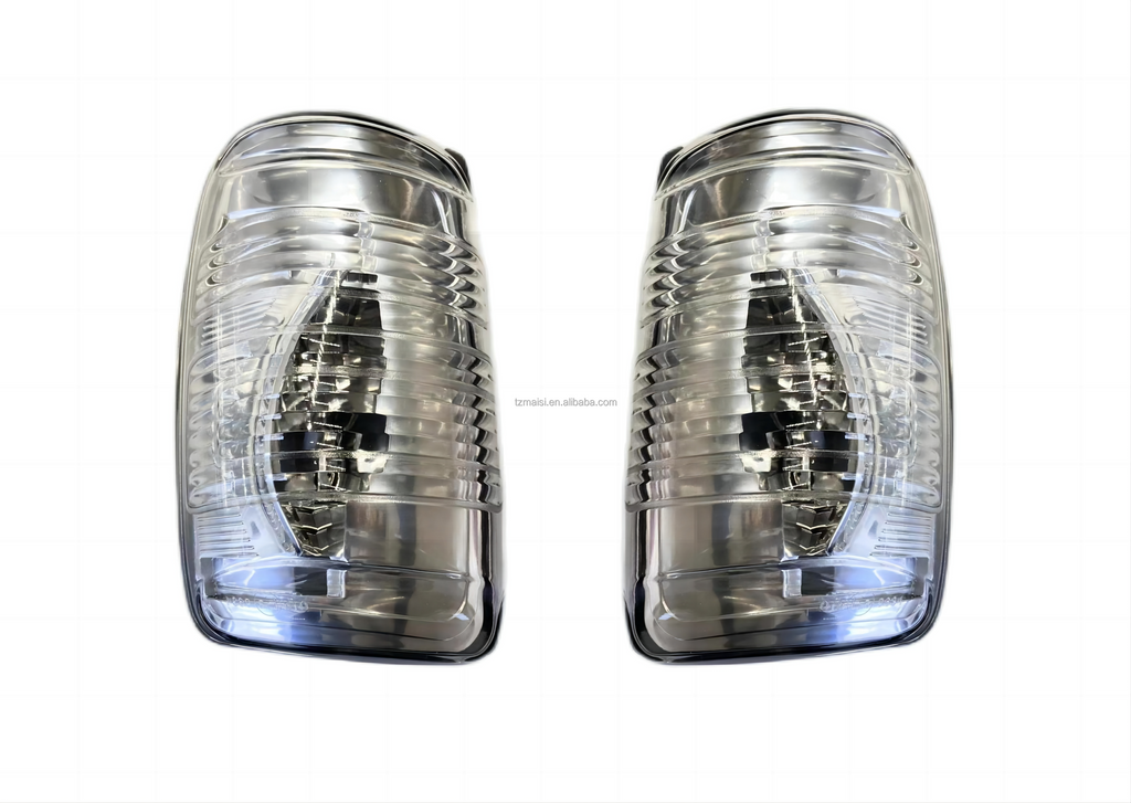 Ford Transit Indicator Turn Signal Mirror White Right Left Set 14-22MK 8 1847387 Pair Amber Mirror Turn Signal Lights For Ford Transit 150 250 350 2015-2020