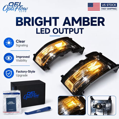 High Trim 3-Pin Mirror Turn Signal & Marker Lights for 2021+ Ford Bronco