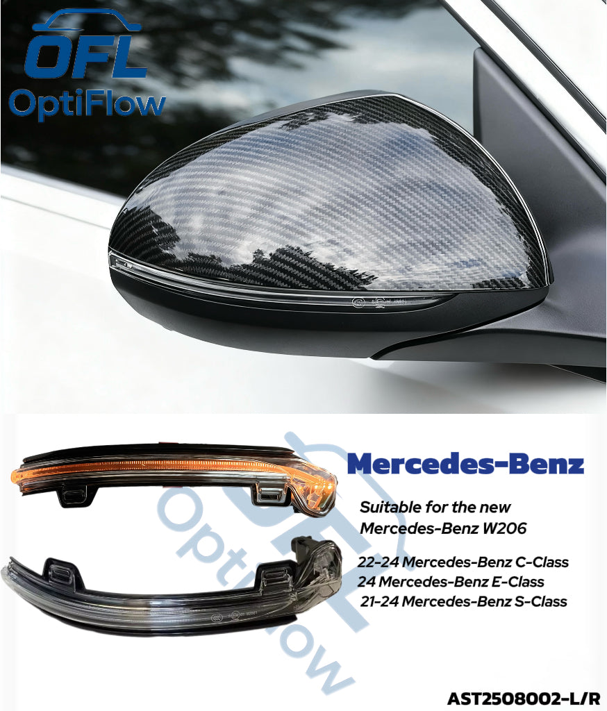 Left Side Mirror Turn Signal Light for Mercedes-Benz C-Class W206 S-Class W223 E-Class W214 | OEM A0999063703 | E-Mark Certified Indicator