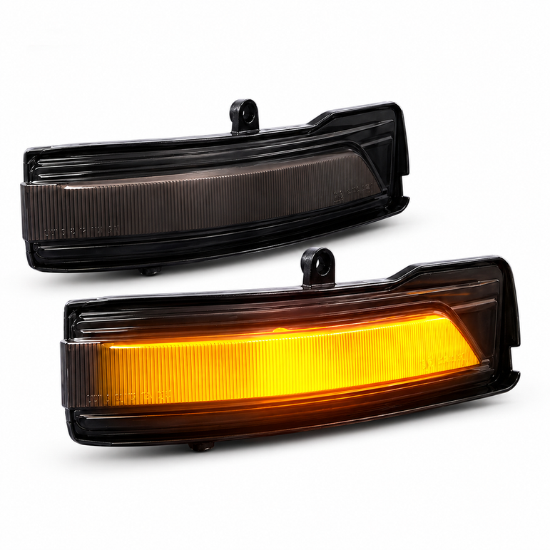 Smoked Sequential LED Mirror Turn Signal Lights for 2019-2022 Ram 1500 DT