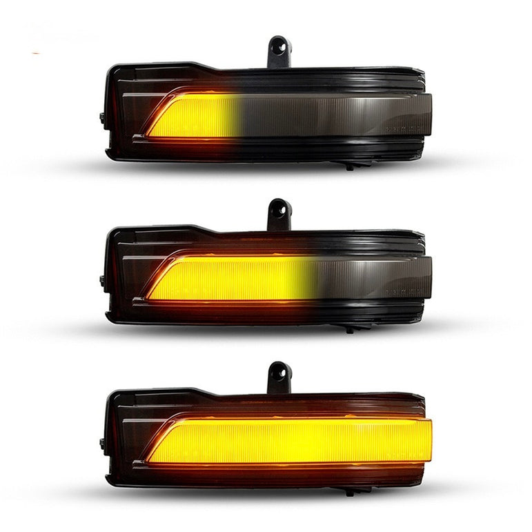 Smoked Sequential LED Mirror Turn Signal Lights for 2019-2022 Ram 1500 DT