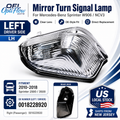 Crystal Clear Side Mirror Turn Signal Lights for Mercedes Sprinter T1N / Dodge / Freightliner (1995-2006) - Modern Upgrade - E-Mark Certified