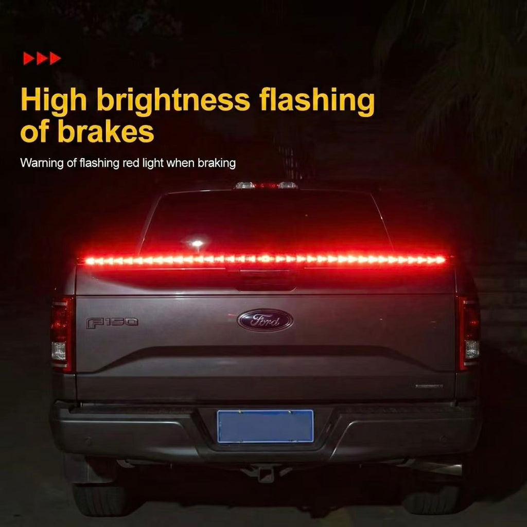 60" / 48" LED Tailgate Light Bar - Fishbone Arrow Style - Sequential Turn Signal & Brake Strip for Trucks (F150, Silverado, Ram, Tacoma)