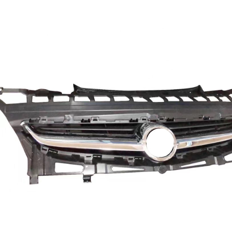 Front Bumper Radiator Grille Set for Opel / Vauxhall Astra J (2012-2015 Facelift) - OEM 13368852 / 13387218 - Premium Chrome Finish