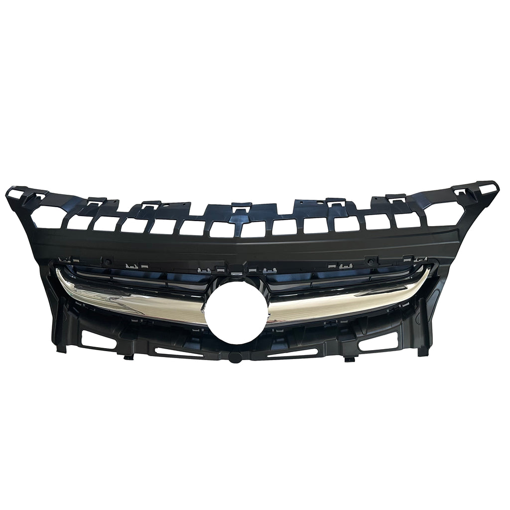 Front Bumper Radiator Grille Set for Opel / Vauxhall Astra J (2012-2015 Facelift) - OEM 13368852 / 13387218 - Premium Chrome Finish