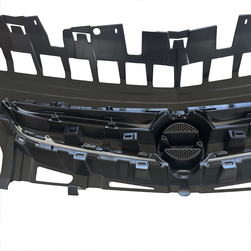 Front Bumper Radiator Grille Set for Opel / Vauxhall Astra J (2012-2015 Facelift) - OEM 13368852 / 13387218 - Premium Chrome Finish