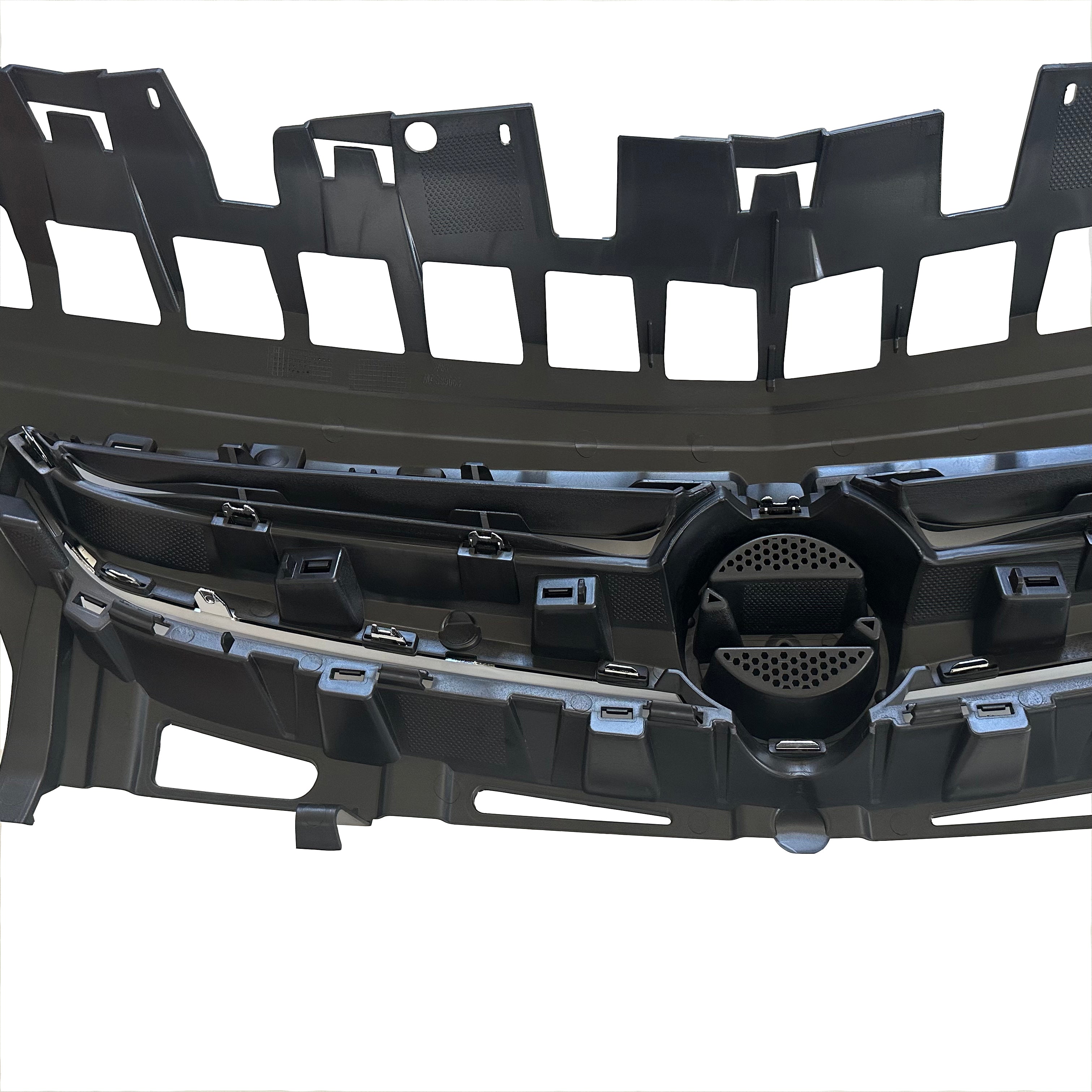Front Bumper Radiator Grille Set for Opel / Vauxhall Astra J (2012-2015 Facelift) - OEM 13368852 / 13387218 - Premium Chrome Finish