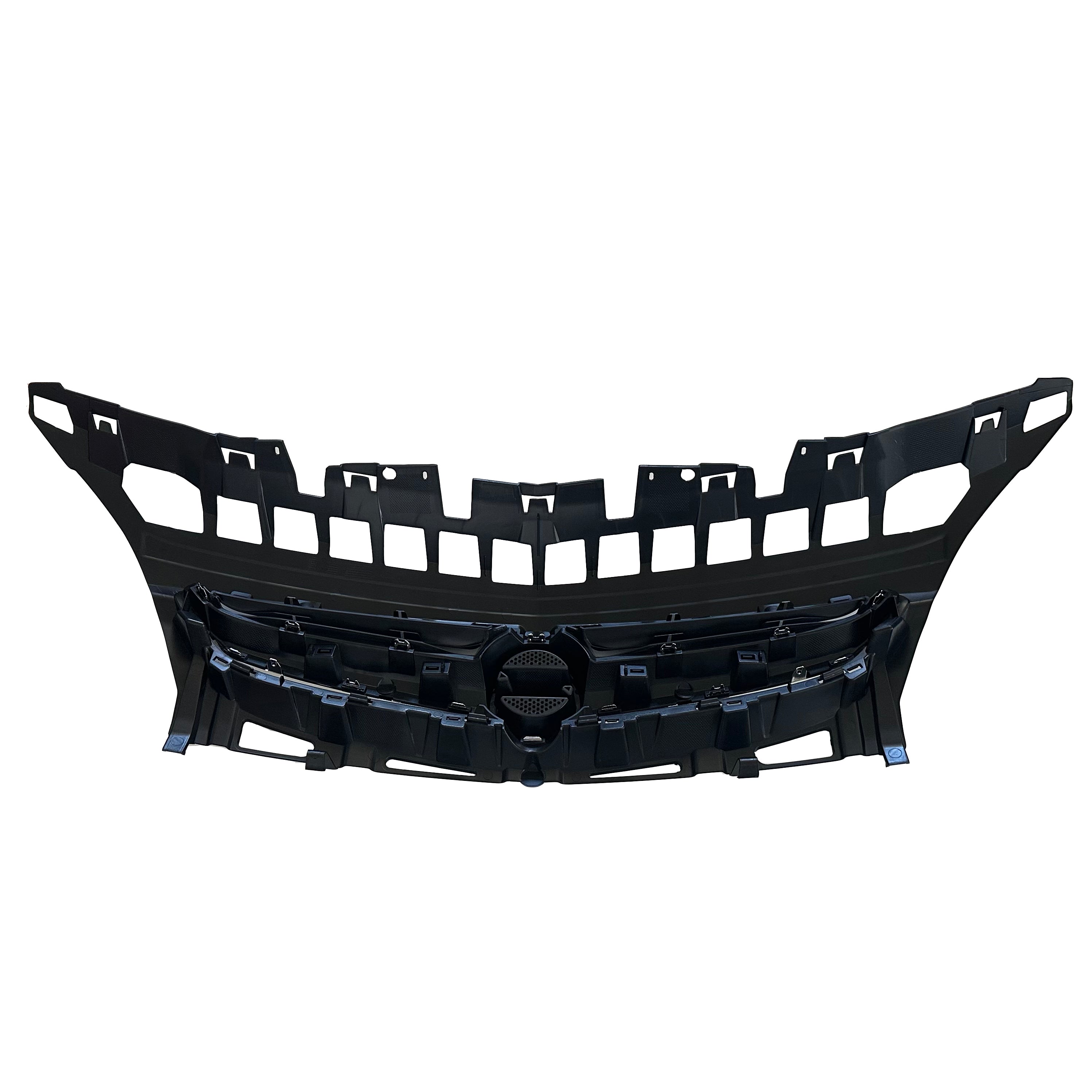 Front Bumper Radiator Grille Set for Opel / Vauxhall Astra J (2012-2015 Facelift) - OEM 13368852 / 13387218 - Premium Chrome Finish