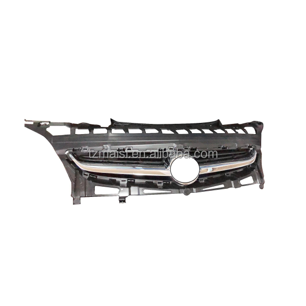 Front Bumper Radiator Grille Set for Opel / Vauxhall Astra J (2012-2015 Facelift) - OEM 13368852 / 13387218 - Premium Chrome Finish