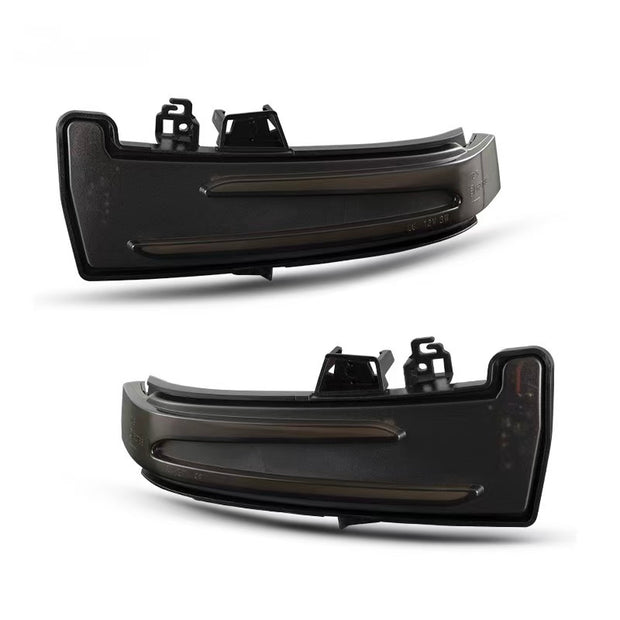 Smoked Black / OEM Clear LED Side Mirror Turn Signal Light for Mercedes-Benz W204 W212 W176 W221 CLA CLS - Upgrade Style - A2129067401