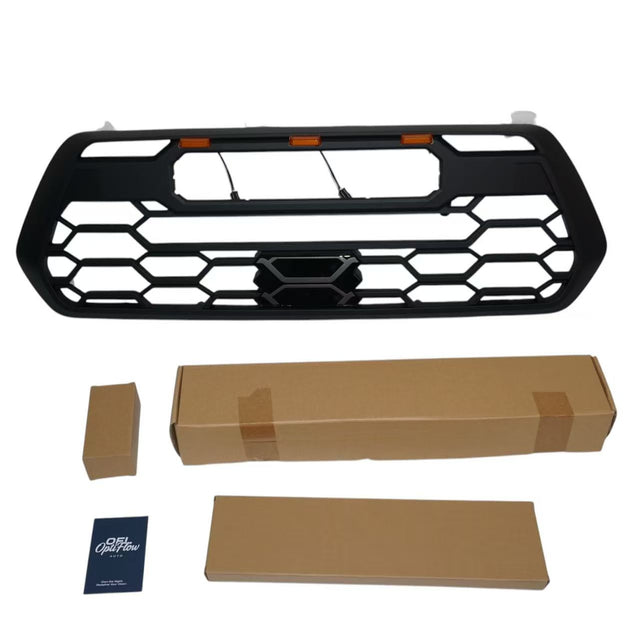 2016-2023 Toyota Tacoma TRD Pro Style Honeycomb Front Grille with LED Marker Lights