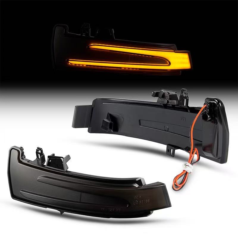 Smoked Black / OEM Clear LED Side Mirror Turn Signal Light for Mercedes-Benz W204 W212 W176 W221 CLA CLS - Upgrade Style - A2129067401