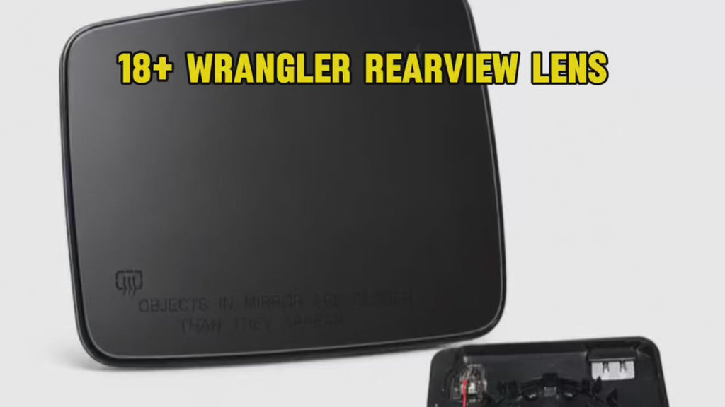 2018+ Jeep Wrangler JL Heated Blind Spot Mirror Glass | Left Right Pair
