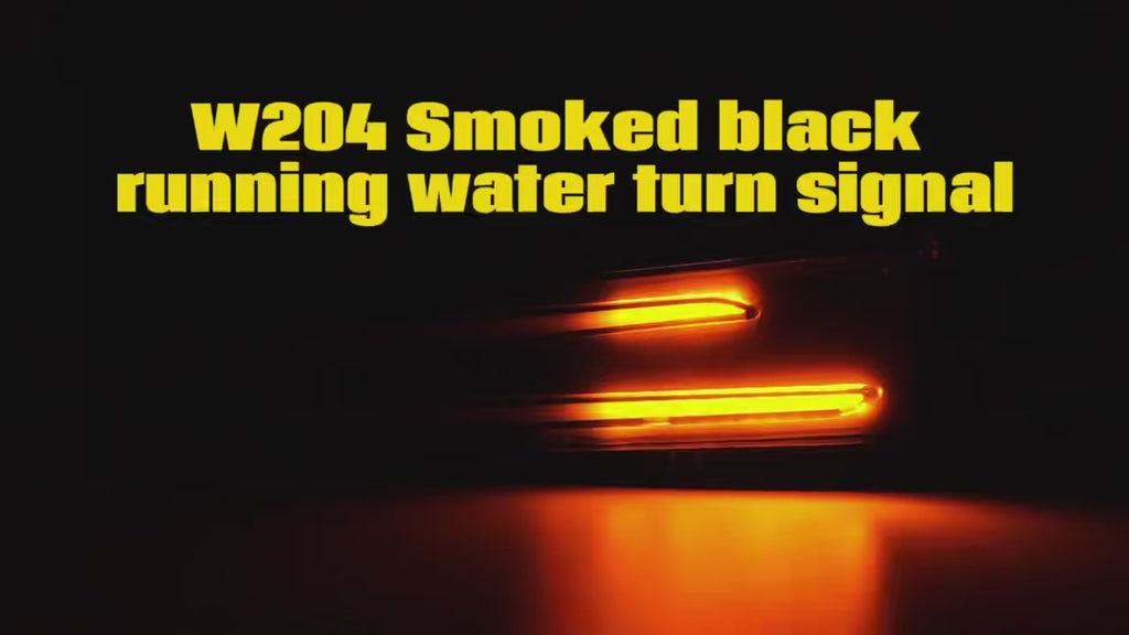 Smoked Black / OEM Clear LED Side Mirror Turn Signal Light for Mercedes-Benz W204 W212 W176 W221 CLA CLS - Upgrade Style - A2129067401